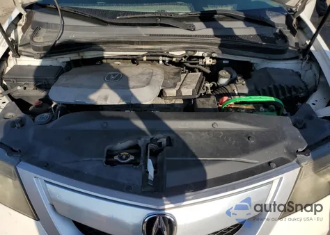 2011 Acura Mdx z USA, uszkodzony, nr VIN 2HNYD2H27BH505616